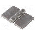 GN 1366-ST-60-40-A-BL; Hinge; Width: 60mm; steel; H: 40mm; without coating,for welding; ELESA+GANTER