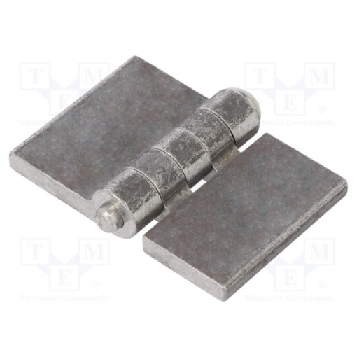 GN 1366-ST-60-40-A-BL; Hinge; Width: 60mm; steel; H: 40mm; without coating,for welding; ELESA+GANTER