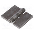 GN 1366-ST-60-50-A-BL; Hinge; Width: 60mm; steel; H: 50mm; without coating,for welding; ELESA+GANTER