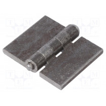 GN 1366-ST-60-50-A-BL; Hinge; Width: 60mm; steel; H: 50mm; without coating,for welding; ELESA+GANTER