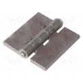 GN 1366-ST-60-60-A-BL; Hinge; Width: 60mm; steel; H: 60mm; without coating,for welding; ELESA+GANTER