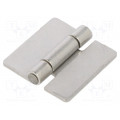 GN 136-NI-30-30-A; Hinge; Width: 30mm; stainless steel; H: 30mm; for welding; ELESA+GANTER
