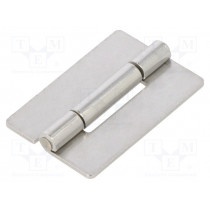 GN 136-NI-30-45-A; Hinge; Width: 30mm; stainless steel; H: 45mm; for welding; ELESA+GANTER