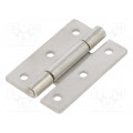 GN 136-NI-30-45-B; Hinge; Width: 30mm; stainless steel; H: 45mm; ELESA+GANTER