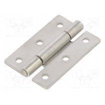 GN 136-NI-30-45-B; Hinge; Width: 30mm; stainless steel; H: 45mm; ELESA+GANTER