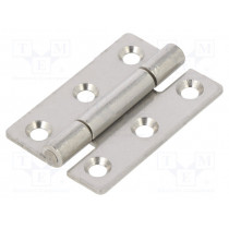 GN 136-NI-30-45-C; Hinge; Width: 30mm; stainless steel; H: 45mm; ELESA+GANTER