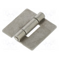 GN 136-NI-40-40-A; Hinge; Width: 40mm; stainless steel; H: 40mm; for welding; ELESA+GANTER