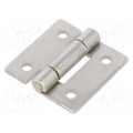 GN 136-NI-40-40-B; Hinge; Width: 40mm; stainless steel; H: 40mm; ELESA+GANTER