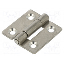 GN 136-NI-40-40-C; Hinge; Width: 40mm; stainless steel; H: 40mm; ELESA+GANTER