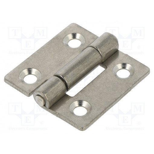 GN 136-NI-40-40-C; Hinge; Width: 40mm; stainless steel; H: 40mm; ELESA+GANTER