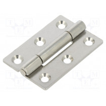 GN 136-NI-40-60-C; Hinge; Width: 40mm; stainless steel; H: 60mm; ELESA+GANTER
