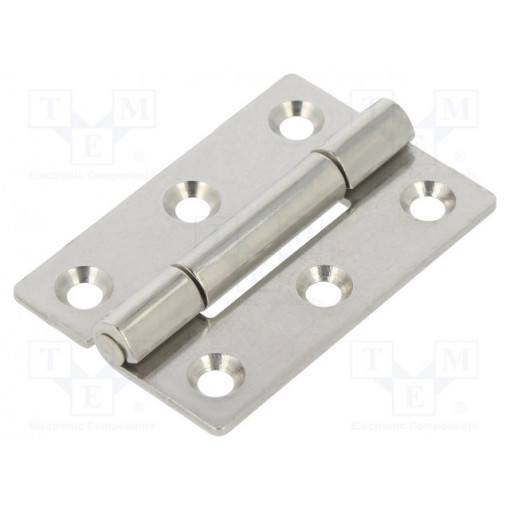 GN 136-NI-40-60-C; Hinge; Width: 40mm; stainless steel; H: 60mm; ELESA+GANTER