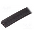 GN 2180-EPDM-15,5-A-20; Hole and edge shield; EPDM; L: 20m; black; H: 15.5mm; W: 8.5mm; ELESA+GANTER GN 2180-EPDM-15,5-A-20; Hole and edge shield; EPDM; L: 20m; black; H: 15.5mm; W: 8.5mm; ELESA+GANTER