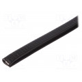 GN 2184-14-SW-20; Hole and edge shield; PVC; L: 20m; black; H: 14mm; W: 10.5mm; ELESA+GANTER GN 2184-14-SW-20; Hole and edge shield; PVC; L: 20m; black; H: 14mm; W: 10.5mm; ELESA+GANTER