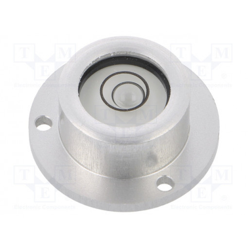 GN 2277-ALN-25-K-30-A; Spirit level; mounting flange, for bolting surface; H: 10mm; ELESA+GANTER