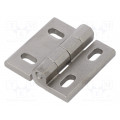 GN 235-NI-45-45-HB-GS; Hinge; Width: 45mm; stainless steel; H: 45mm; adjustable; ELESA+GANTER