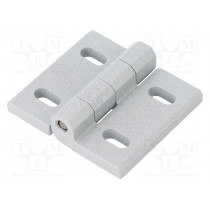 GN 235-ZD-50-45-B-SR; Hinge; Width: 50mm; cast zinc; H: 45mm; adjustable; ELESA+GANTER