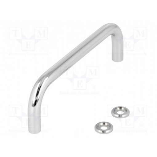 GN 425-10-120-CR; Handle; Mat: chromium plated steel; chromium plated; H: 43mm; ELESA+GANTER