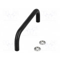 GN 425-10-200-BT; Handle; Mat: oxidized steel; black; H: 43mm; Mounting: M5 screw; ELESA+GANTER