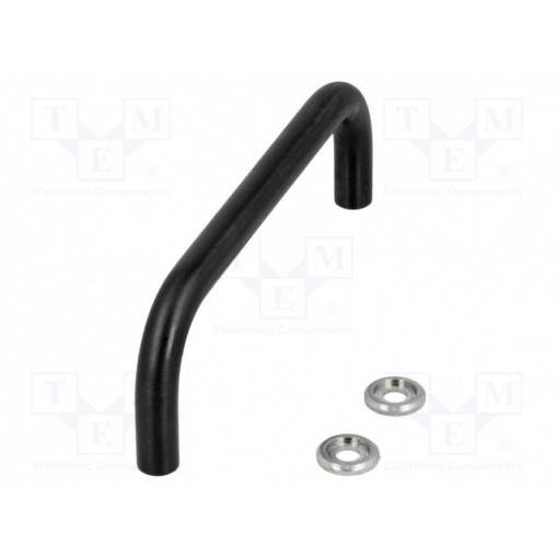 GN 425-10-200-BT; Handle; Mat: oxidized steel; black; H: 43mm; Mounting: M5 screw; ELESA+GANTER