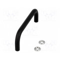 GN 425-8-120-SW; Handle; Mat: steel; black; H: 35mm; Mounting: M4 screw; Ø: 8mm; ELESA+GANTER GN 425-8-120-SW; Handle; Mat: steel; black; H: 35mm; Mounting: M4 screw; Ø: 8mm; ELESA+GANTER