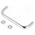 GN 425-8-88-CR; Handle; Mat: chromium plated steel; chromium plated; H: 35mm; ELESA+GANTER GN 425-8-88-CR; Handle; Mat: chromium plated steel; chromium plated; H: 35mm; ELESA+GANTER