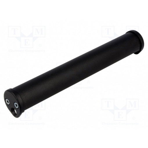 GN 481-30-200-SW; Handle; Mat: aluminium; black; H: 34.5mm; L: 206mm; Ø: 30mm; ELESA+GANTER