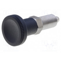 GN 617-6-A-NI; Indexing plungers; Thread: M12; 6mm; Mat: stainless steel; ELESA+GANTER