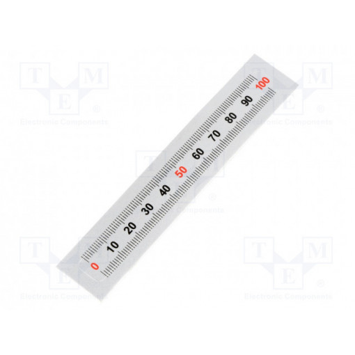 GN 711-KUS-100-W-L; Ruler; figures horizontally arranged,self-adhesive; W: 11mm; ELESA+GANTER GN 711-KUS-100-W-L; Ruler; figures horizontally arranged,self-adhesive; W: 11mm; ELESA+GANTER