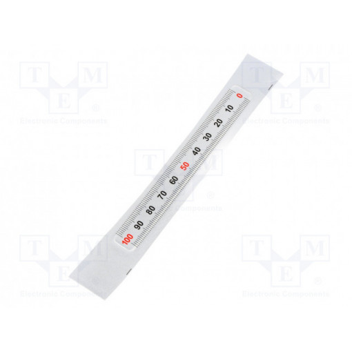 GN 711-KUS-100-W-R; Ruler; figures horizontally arranged,self-adhesive; W: 11mm; ELESA+GANTER GN 711-KUS-100-W-R; Ruler; figures horizontally arranged,self-adhesive; W: 11mm; ELESA+GANTER