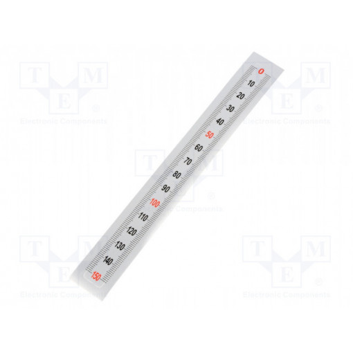 GN 711-KUS-150-S-O; Ruler; figures vertically arranged,self-adhesive; W: 11mm; ELESA+GANTER GN 711-KUS-150-S-O; Ruler; figures vertically arranged,self-adhesive; W: 11mm; ELESA+GANTER