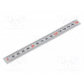 GN 711-KUS-150-W-L; Ruler; figures horizontally arranged,self-adhesive; W: 11mm; ELESA+GANTER