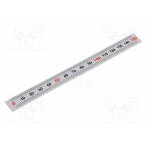 GN 711-KUS-150-W-L; Ruler; figures horizontally arranged,self-adhesive; W: 11mm; ELESA+GANTER GN 711-KUS-150-W-L; Ruler; figures horizontally arranged,self-adhesive; W: 11mm; ELESA+GANTER