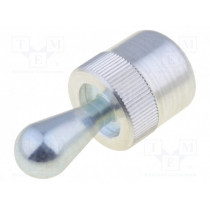 GN 715-6-75-SA; Side thrust pin; Øout: 10mm; Overall len: 21.7mm; Tip mat: steel; ELESA+GANTER