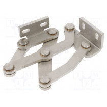 GN 7237-NI-50-L-MT; Hinge; stainless steel; 50mm; left,pivoting; ELESA+GANTER