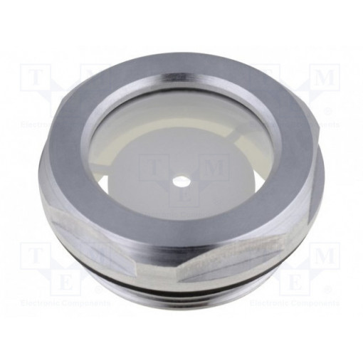 GN 743-32-M42X1,5-A; Level indicator; Inspect.hole dia: 32mm; M42; Mat: aluminium; ELESA+GANTER
