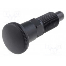 GN 817-10-12-B; Indexing plungers; Thread: M16; Plating: black finish; 10mm; ELESA+GANTER