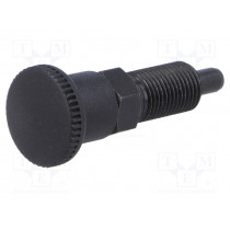 GN 817-5-8-B; Indexing plungers; Thread: M10; Plating: black finish; 5mm; ELESA+GANTER