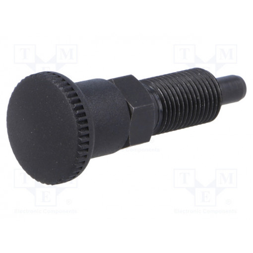 GN 817-5-8-B; Indexing plungers; Thread: M10; Plating: black finish; 5mm; ELESA+GANTER