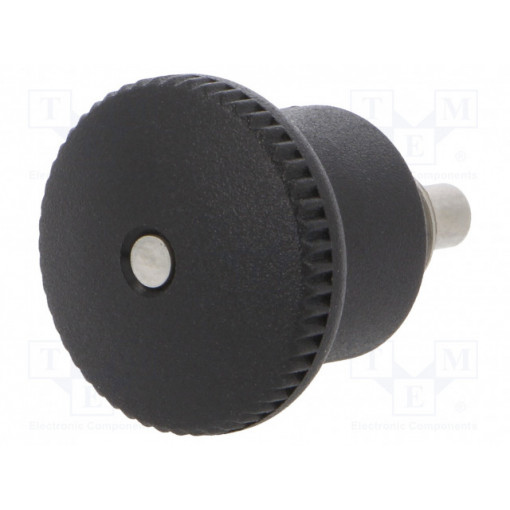 GN 822.7-4-M8-C; Mount.elem: indexing plungers; V: with rest position,with knob; ELESA+GANTER