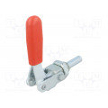 GN 843.1-165-AS; Plunger clamps; steel; 5.4kN; Actuator material: hardened steel; ELESA+GANTER