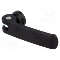 GN927-63-M5-B; Lever; clamping; Thread len: 10mm; Lever length: 63mm; Body: black; ELESA+GANTER