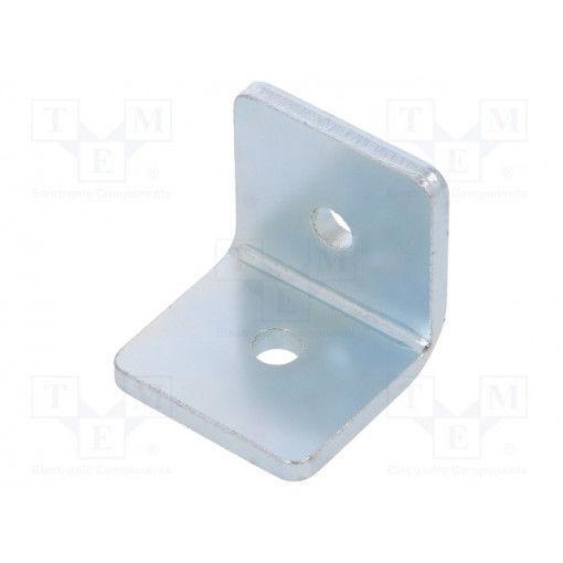GN 967-40-40-L-2-ZB; Angle bracket; for profiles; W: 40mm; H: 40mm; L: 40mm; steel; ELESA+GANTER