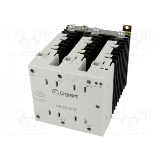 GNR25DCZ; Relay: solid state; Ucntrl: 4÷32VDC; 25A; 48÷600VAC; 3-phase; CRYDOM GNR25DCZ; Relay: solid state; Ucntrl: 4÷32VDC; 25A; 48÷600VAC; 3-phase; CRYDOM