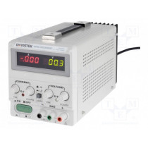 GPS-3030DD; Power supply: laboratory; Channels: 1; 0÷30VDC; 0÷3A; Plug: EU; GW INSTEK