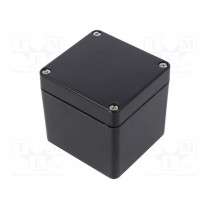 GRJ-04 BK; Enclosure: multipurpose; X: 75mm; Y: 80mm; Z: 75mm; polyester; black; RAYCHEM RPG