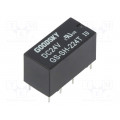GS-SH-224T; Relay: electromagnetic; DPDT; Ucoil: 24VDC; 1A/120VAC; 2A/24VDC; 2A; GOODSKY