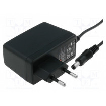 GS15E-0P1J; Power supply: switched-mode; 3.3VDC; 2.18A; Out: 5,5/2,1; 7.2W; MEAN WELL