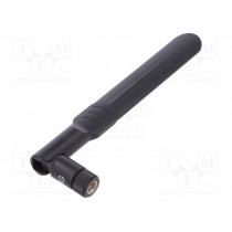 GSM-ANT-SV03; Antenna; LTE; 6dBi; Mounting: twist-on,angular; 50Ω; male,SMA; SR PASSIVES