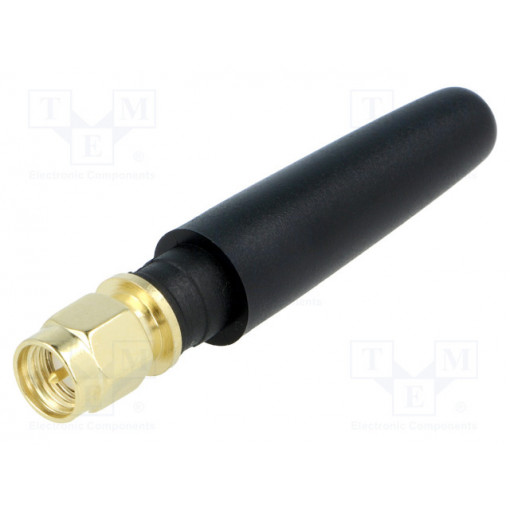 GSM-ANT401; Antenna; GSM; 2dBi; linear; Mounting: twist-on,vertical; 50Ω; SR PASSIVES GSM-ANT401; Antenna; GSM; 2dBi; linear; Mounting: twist-on,vertical; 50Ω; SR PASSIVES